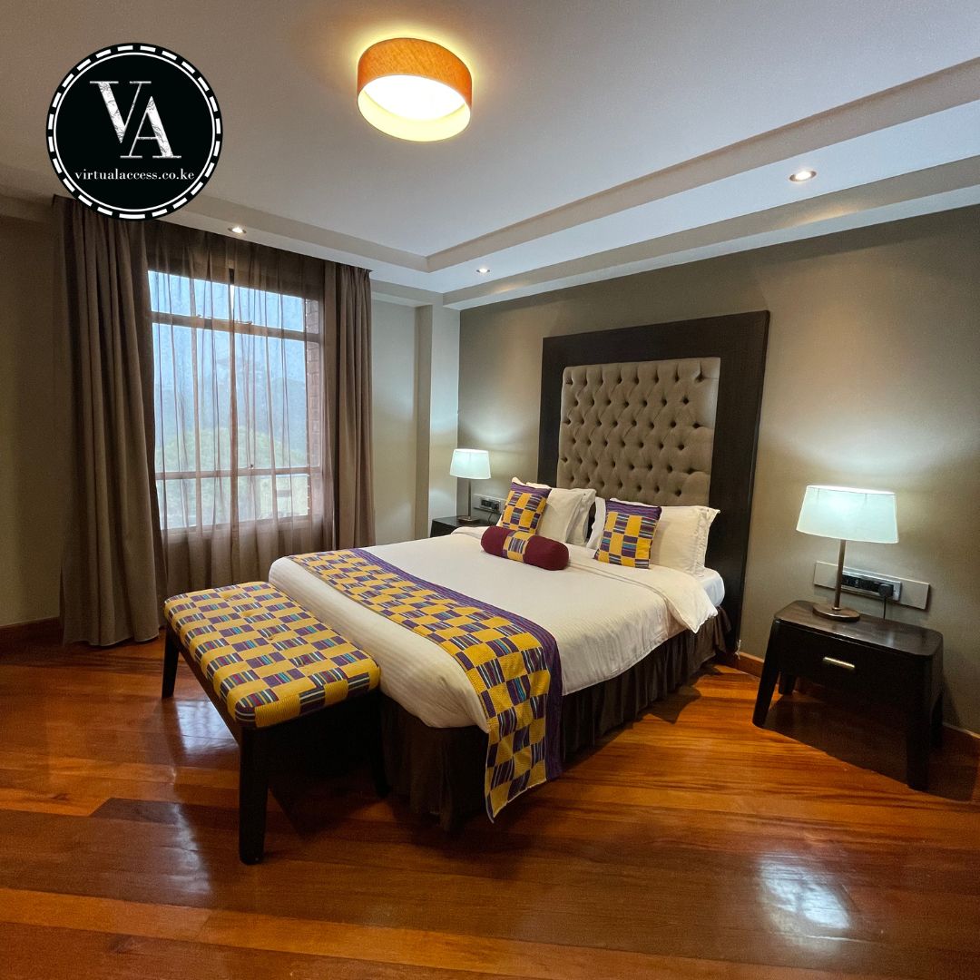 2 Bedroom Serviced Apartment. Located in the heart of CBD, Nairobi. House Tour & Virtual Tour Available. Price Starts From 21,000Kshs Virtual Access