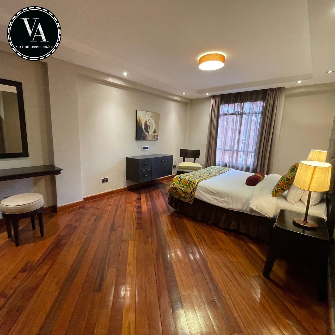 3 Bedroom Serviced Apartment. Located in the heart of CBD, Nairobi. House Tour & Virtual Tour Available. Price Starts From 28,000Kshs Virtual Access