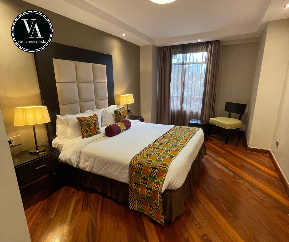 2 Bedroom Serviced Apartment. Located in the heart of CBD, Nairobi. House Tour & Virtual Tour Available. Price Starts From 24,000Kshs Virtual Access