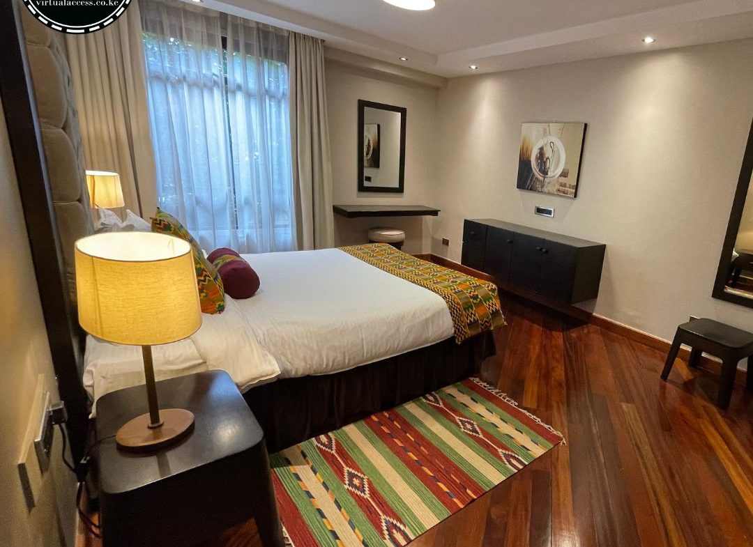 3 Bedroom Serviced Apartment. Located in the heart of CBD, Nairobi. House Tour & Virtual Tour Available. Price Starts From 30,000Kshs Virtual Access