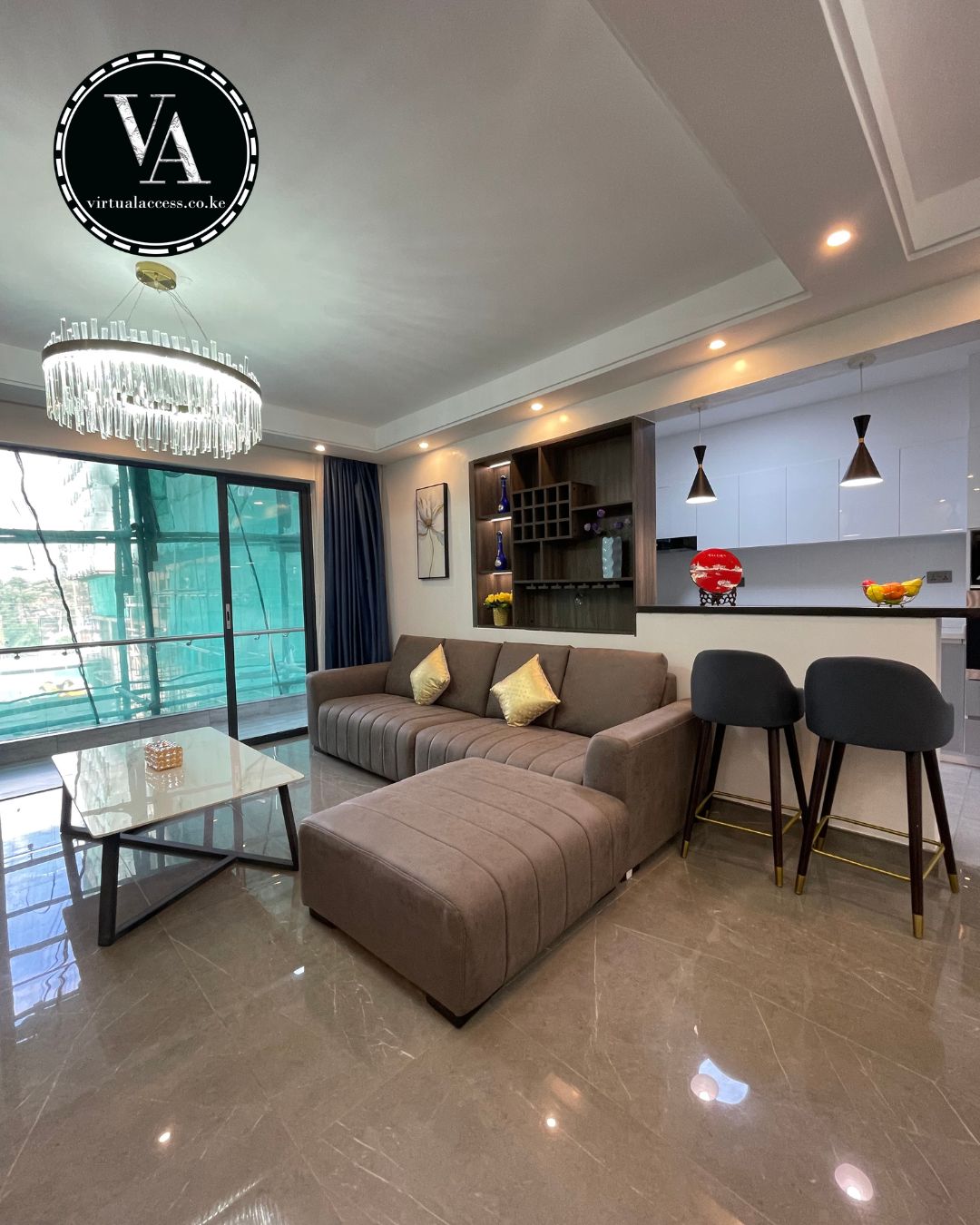 3 Bedroom Apartment For Sale in Kilimani, Nairobi. House tour & virtual tour available. Close proximity to Yaya Centre. Price from 12 Million Virtual Access